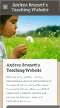 Mobile Screenshot of andreabrunettsteachingwebsite.com